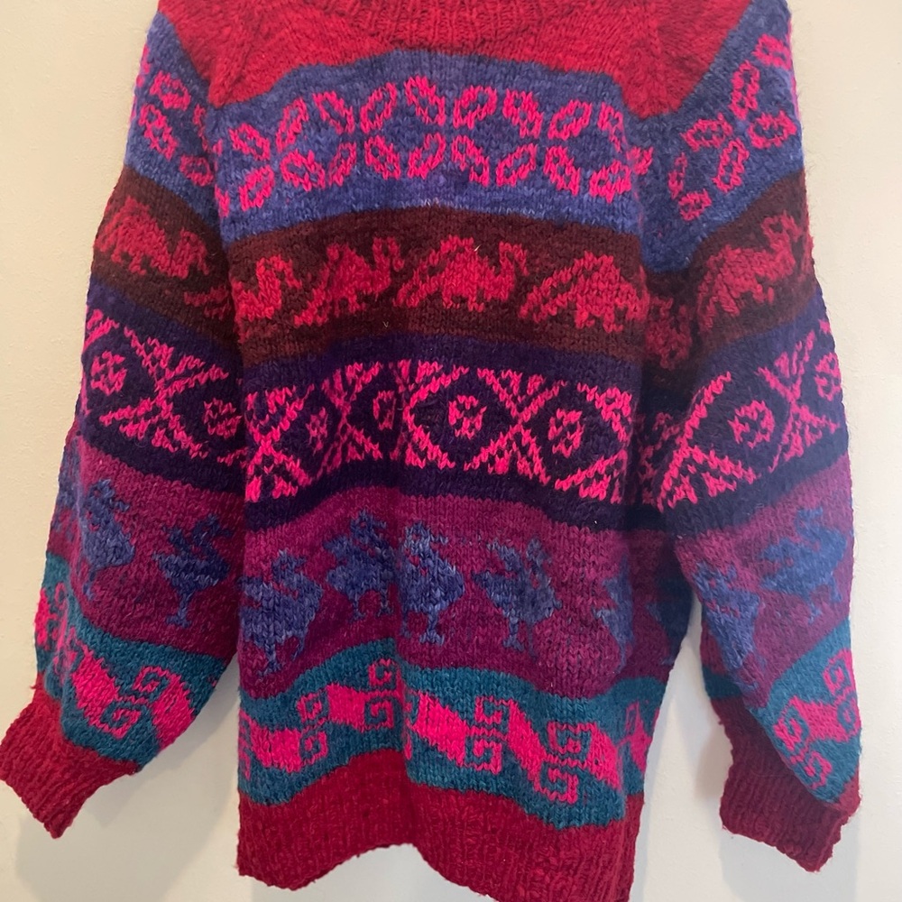100% Wool- Women's Crew Neck Sweater
